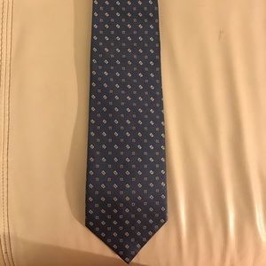 Blue pattern Luciano Visconti tie